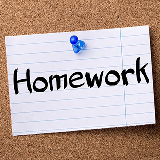 doing homework